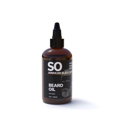 SO Jamaican Black Castor Oil 4 Fl Oz - Fast Absorbing, Promotes Beard and Hair Growth - Best Oil For Men's Hair, All Textures - Strong Healthy Brown Bamboo Lotus Formula - Buy Online on GoSupps.com