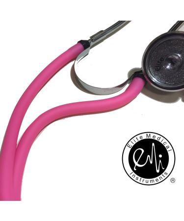 Buy EMI Professional Deluxe Sprague Rappaport Dual Head Stethoscope - Hot Pink #112 | International Shipping Available - Buy Online on GoSupps.com