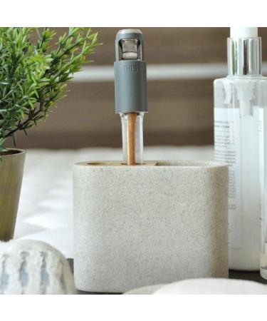 Vegan Friendly Natural Teeth Whitening with Miswak Organic Toothbrush Kit - Includes Miswak Cutter Case with Cutter Cap & Storage Tube 2 Chewing Sticks for Fresh Oral Care & a User Manual (Grey) - Buy Online on GoSupps.com