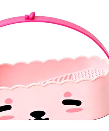 JAYIOLA 3 in 1 Makeup Brush Cleaner Bowl Cosmetic Brush Cleaning Tool Multifunctional Drying Rack for Beauty Salon pink - Buy Online on GoSupps.com