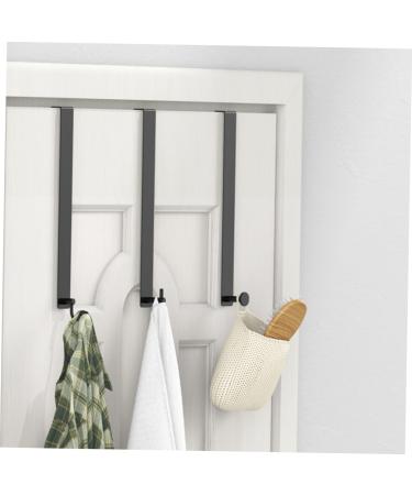 Uonlytech Clothes Hanger 4 pcs Door Hook Towel Racks for Bathroom Door Wall Mounted Hangers Door Hanger Hook Single Key Chain Hair Towel - Buy Online on GoSupps.com