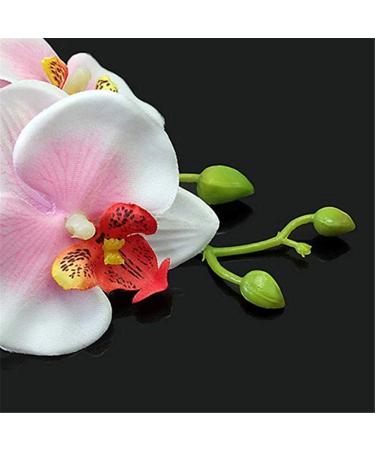 Bridal Orchid Flower Hair Clip Hawaii Hairpin Flower Brooch Barrettes Women Girls Hair Accessories for Wedding Prom Party Beach Travel - Red Excellent Quality and Popular Practical and Fashion - Buy Online on GoSupps.com