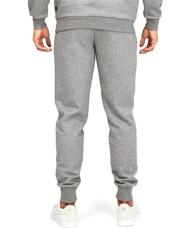 PUMA Men's Essentials Logo Fleece Sweatpants - Medium Gray Heather - Buy Online on GoSupps.com