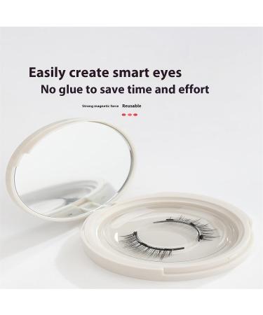 Enjuvie Magnetic Eyelashes DOLCELOVE Magnetic Eyelashes DALAREY Magnetic Lashes Reusable Self-Adhesive Eyelashes Natural Look 3D Natural Look False Lashes Self Adhesive Eyelashes. (03) - Buy Online on GoSupps.com