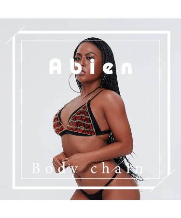 Buy Abien Crystal Body Chain Elegant Beach & Nightclub Chest Harness Jewelry for Women & Girls - Buy Online on GoSupps.com