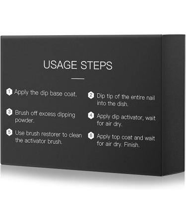 MKNZOME Nail Dip Powder Set - 6 Color Dipping Powder Kit for French Manicure | Perfect Gift for Girls & Women | DIY Nail Art Starter Set - Buy Online on GoSupps.com