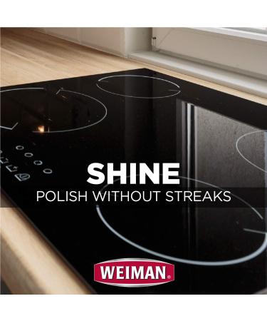 Weiman Glass Cooktop Cleaner & Polish - 15 Oz | For Glass/Ceramic Smooth Top Ranges | Shines & Protects | Gentle Formula - Buy Online on GoSupps.com