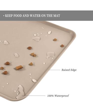 Shop Reopet Silicone Pet Feed Mats - Waterproof Dog & Cat Space Mats with Elevated Edges - 71 x 45 cm (1 Pack) - International Shipping Available - Buy Online on GoSupps.com