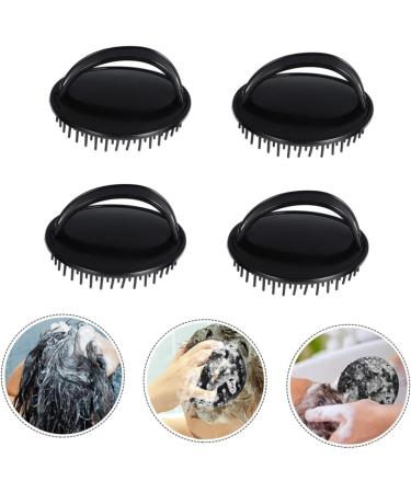 Healeved 12 STK Massage Shampoo Brush - Silicone Hair Washers for Curly Hair & Scalp Care | Better Bathing Experience - Buy Online on GoSupps.com