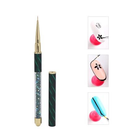 Manicure Liner & Dotting Pen for Nail Art - Dark Green Strass Picker Tool for DIY Decoration - Buy Online on GoSupps.com