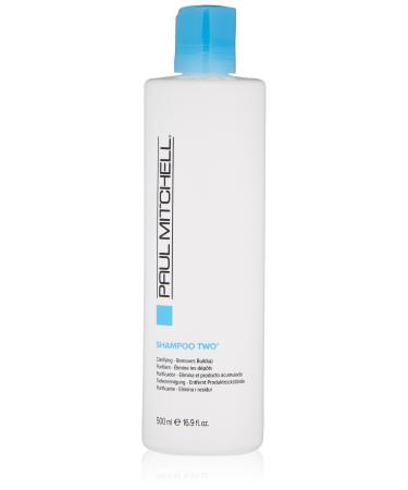 Paul Mitchell Shampoo Two, Clarifying, Removes Buildup, For All Hair Types, Especially Oily Hair 16.9 Fl Oz (Pack of 1)