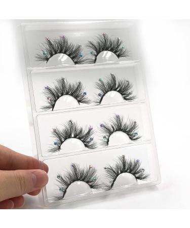 Mink Lashes with Glitter Rhinestones - AF08 Crystal 2022 Eyelashes | Premium Quality - Buy Online on GoSupps.com