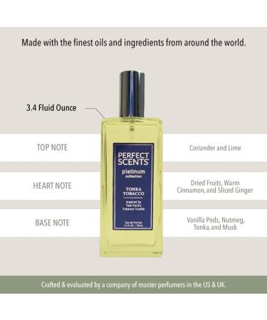 Perfect Scents Fragrances | Inspired by Tom Ford s Tobacco Vanille | Platinum Collection | Tonka Tobacco | Unisex Eau de Parfum | Paraben & Phthalate Free | Never Tested on Animals | 3.4 Fl Oz Tom Ford's Tobacco Vanille - Buy Online on GoSupps.com