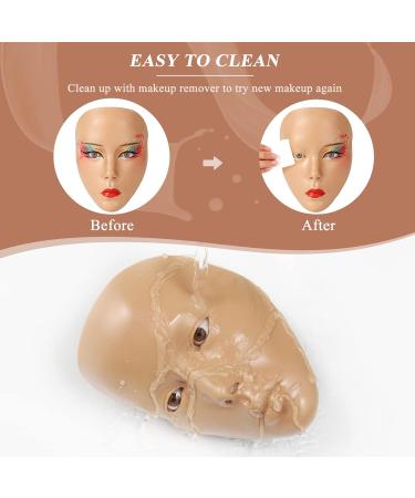 5D Reusable Silicone Makeup Practice Face Board for Artists | Perfect for Self-Taught & Professionals | International Shipping - Buy Online on GoSupps.com