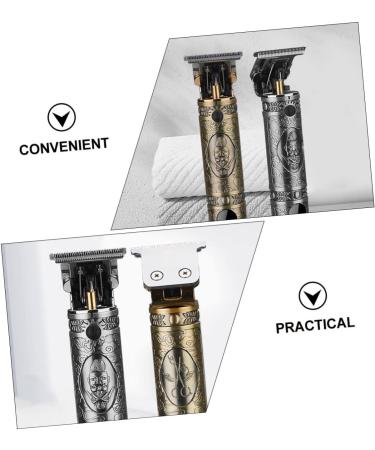 Baluue 1 Set Oil Head Hair Clipper Electric Razor Applicator Bottle Rechargeable Hair Clippers for Men Electric Haircut Kit Beard Trimmer Clipers Men Metal - Buy Online on GoSupps.com