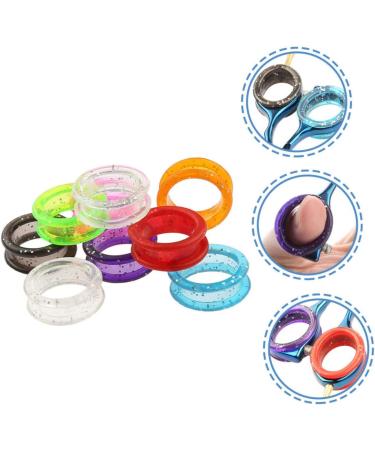 ADOCARN Dog Grooming Scissors Set - 20 Non-Slip Scissors with Silicone Finger Rings for Professional Pet Grooming - Buy Online on GoSupps.com