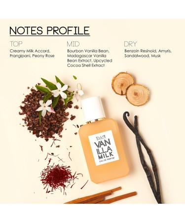 Ellis Brooklyn VANILLA MILK Eau De Parfum - Gourmand Perfume For Women with Creamy Milk Bourbon Vanilla & Sandalwood Vegan Perfume Made In The USA VANILLA MILK 0.33 Fl Oz (Pack of 1) - Buy Online on GoSupps.com