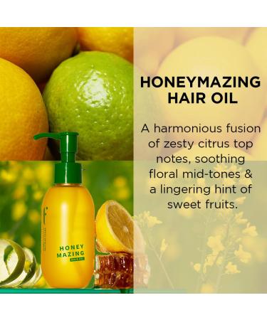 Honeymazing Hair Oil - Nourishing Honey Hair Care Treatment with Avocado & Rosemary for Heat Damage Repair | 3.3 Fl Oz - Buy Online on GoSupps.com