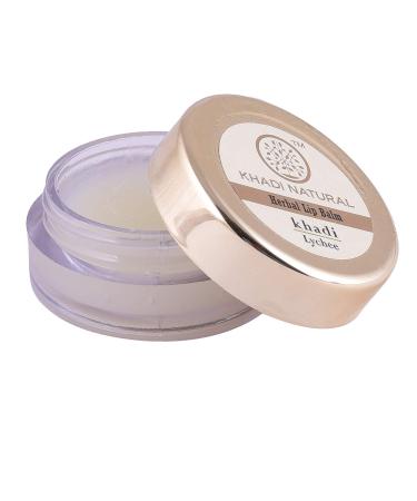Khadii Lychee Lip Balm - Natural & Herbal | Hydrate & Soften Lips | Beeswax & Shea Butter | Chemical-Free | Unisex | 5gm - Buy Online on GoSupps.com