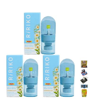 Ririko Sweet Caramel Body Spray Moisture Nourish Smooth Skin 35ml/Box Sensitive Skin Sweet (of 3) By Beautygoodshop Get Free For You Beauty Gifts