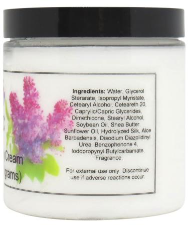 Buy Eclectic Lady Lilac Satin & Silk Cream Body Lotion - 8 oz | Shea Butter Aloe Vitamin E | Handcrafted in USA | Phthalate-Free | Perfect for Women - Buy Online on GoSupps.com