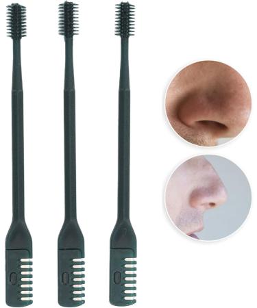 Cryfokt 3 Piece Manual Nose Hair Trimmer Professional Safety Nose Hair Knife Double Head Nostril Cleaner Eyebrow Nose Trimmer Nose Hair Clipper for Eyebrows Neck Nose Ears - Buy Online on GoSupps.com