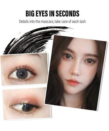 Waterproof Mascara for Short Thin Eyelashes Washable Volumizing Eyelash Mascara Intense Lengthening Mascara for Women Black (0.1 fl. oz.) - Buy Online on GoSupps.com