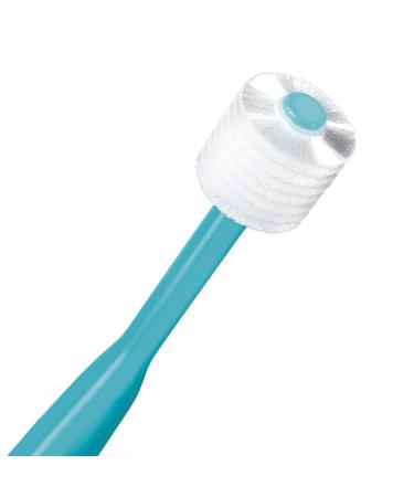 Kids Toothbrush (Ages 5-9) for Adult Teeth - Soft Bristles - Dental Care for Boys and Girls - Teal - 1 Count - Buy Online on GoSupps.com