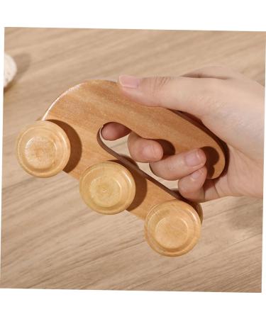 Tovinanna Wooden Roller Massage Gear - 2-Piece Back & Leg Massager Tool for Ultimate Relief - Buy Online on GoSupps.com