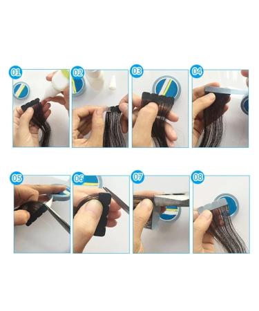 Tumuued Hair Systems Tape for Lace Front Double Sided Wig Tape for Hair Extensions 0-3CM Width Adhesive Tape Wig Styling Tools - Buy Online on GoSupps.com
