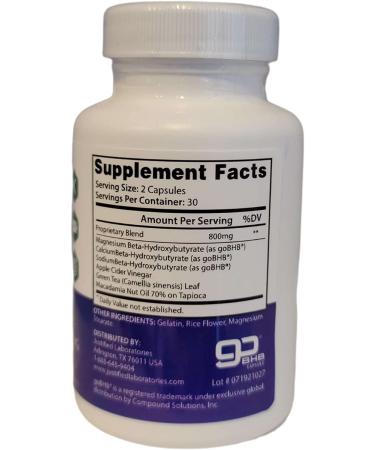 Trim Life Labs Keto Pills 3-Pack with Apple Cider Vinegar & goBHB Exogenous Ketones - Ketosis Support for Men & Women - 180 Capsules - Buy Online on GoSupps.com
