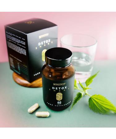 Detox Smart Natural Cleanse & Digestive Support | Supports Metabolism & Energy | with Fennel Dandelion Milk Thistle & Nettle | 60 Capsules - Buy Online on GoSupps.com