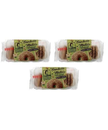 Set of 3 Matilde Vicenzi Ciambelle ai 5 Cereali e Riso Nero donuts with 5 cereals and black rice 200 g