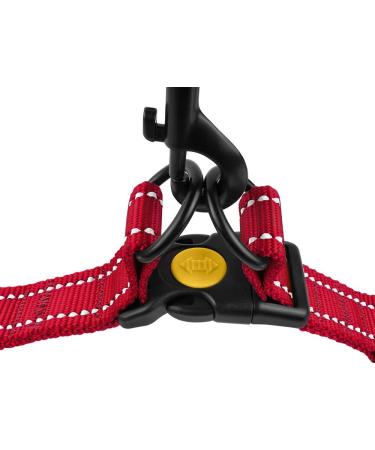 Collardirect Reflective Dog Harness | Adjustable Sizes S M L | Outdoor Walking for Dogs & Puppies | Available in Pink Black Red Purple Mint Green Orange Blue - Buy Online on GoSupps.com