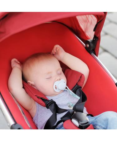 Maveek Baby Pacifier Clips - Handmade Braided Cotton Straps for Boys and Girls | 6pcs Set for Infant Newborn | Modern Unisex Binky Leash for Teething Toys - Buy Online on GoSupps.com