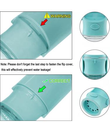 Portable Dog Water Bottle - Leak Proof Pet Dispenser for Traveling - Blue - Buy Online on GoSupps.com