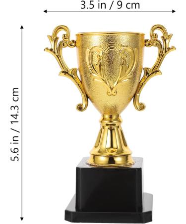 Gold Plastic Soccer Trophy Cup for Kids - Ideal for Sports Tournaments, Parties, and Awards - Buy Online on GoSupps.com