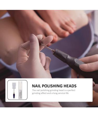 1pc Nail Polisher Steel Nail Drill Bit Pedicure File Bit Nail Gel Drill Bit Nail File Drill Bit Nail Salon Drill Bits Nail Polishing Heads Metal White Tungsten Steel - Buy Online on GoSupps.com