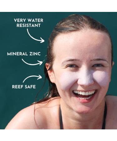 Suntribe Natural Mineral Zinc Sunscreen Face & Sport SPF 30-45 g Mud Tint Organic - 100% Natural Reef Safe - Surf & Sport Zinc Paste - Mineral UV-Filter - Very Water Resistant Zero Waste - Buy Online on GoSupps.com