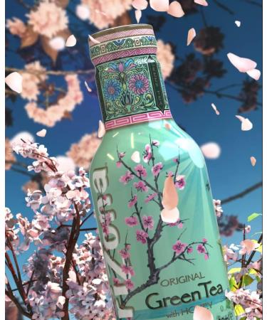 Arizona Original Green Tea with Honey 6 x 500 ml - Buy Online on GoSupps.com