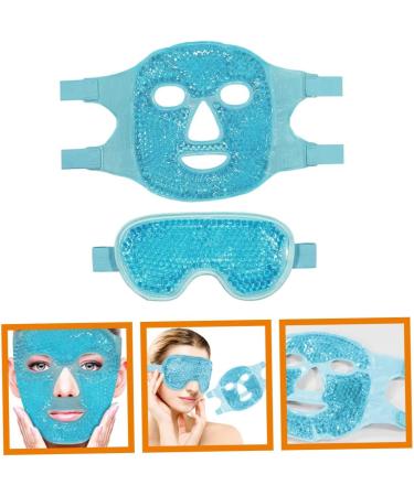 Housoutil 1 Set Gel Eye Hot Cold Sleeping Cooling Compress Mask Ice Full Gel Eye Relief Mask Puffiness Sleep Mask Women Cooling Facial Mask Travel Elastic Rope Goggles To Sleep - Buy Online on GoSupps.com