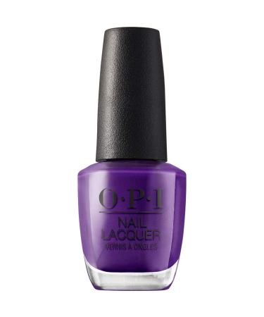 OPI Nail Lacquer Purple With a Purpose | Opaque Dark Purple Shimmer Chip Resistant Nail Polish | Vegan Fast Drying Streak Free Purple With a Purpose 0.5 Fl Oz (Pack of 1)