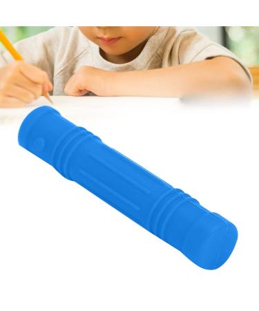 Buy Silicone Caustic Pencil Attachments - Safe Baby Bite Ring Pacifier & Sensory Cheese Stream for All Ages | Blue Saber Pen Set - Buy Online on GoSupps.com