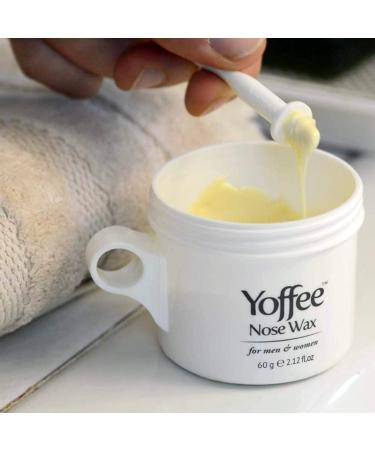 Yoffee Nose Wax Kit for Men & Women - Natural Bio-Beeswax & Aloe Vera - 10 Reusable Sticks - Easy & Painless - Made in Spain - 2.12 fl.oz - Buy Online on GoSupps.com