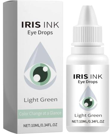 GERRIT Eye Color Changing Drops IrisInk Fancy Drops Change Your Eye Color Irisink Eye Drops Colorful Irisink Eye Drops Lighten & Brighten Your Eye Color (Light-Green)