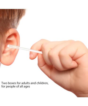 minkissy 2pcs Ear Wax Cleaner Tool Set Adhesive Ear Stick for Adults and Boys and Girls Adult Boy Girl Box - Buy Online on GoSupps.com
