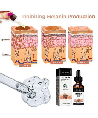 Melanin Correcting Face Serum Dark Spot Correcting Serum Moisturizing Repairing Face Serum Hydrate Anti-Wrinkle Facial Essence Collagen Face Serum Firms and Rejuvenates Skin - Buy Online on GoSupps.com