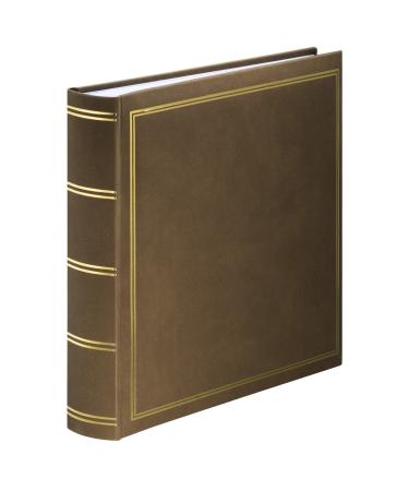 Hama Jumbo Photo Album London 30x30 cm (photo book with 80 white pages album for 320 photos for designing and gluing) Brown Braun Single - Buy Online on GoSupps.com