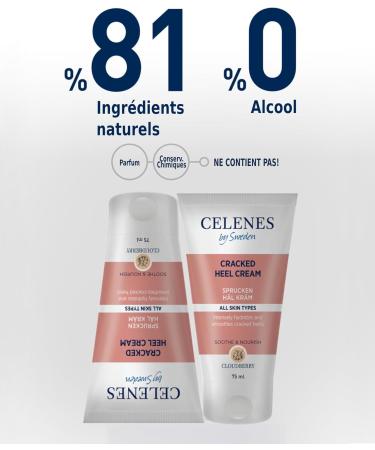 Celenes By Sweden Damaged Heel Cream 75ml (Pack 2) - Foot Care Advanced Repair Formula With Urea Avocado & Almond Oil Foot Creams Vegan Very Dry And Damaged Foot Cream - Buy Online on GoSupps.com