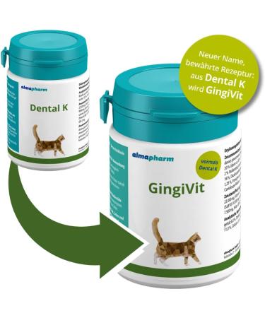 Almapharm Gingivit for Cats | 125 Tablets | Support Gums & Oral Health | High Enzyme Supplement - Buy Online on GoSupps.com